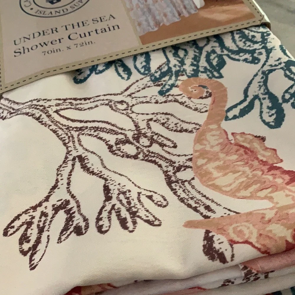 Caribbean Joe Shower Curtain NWT